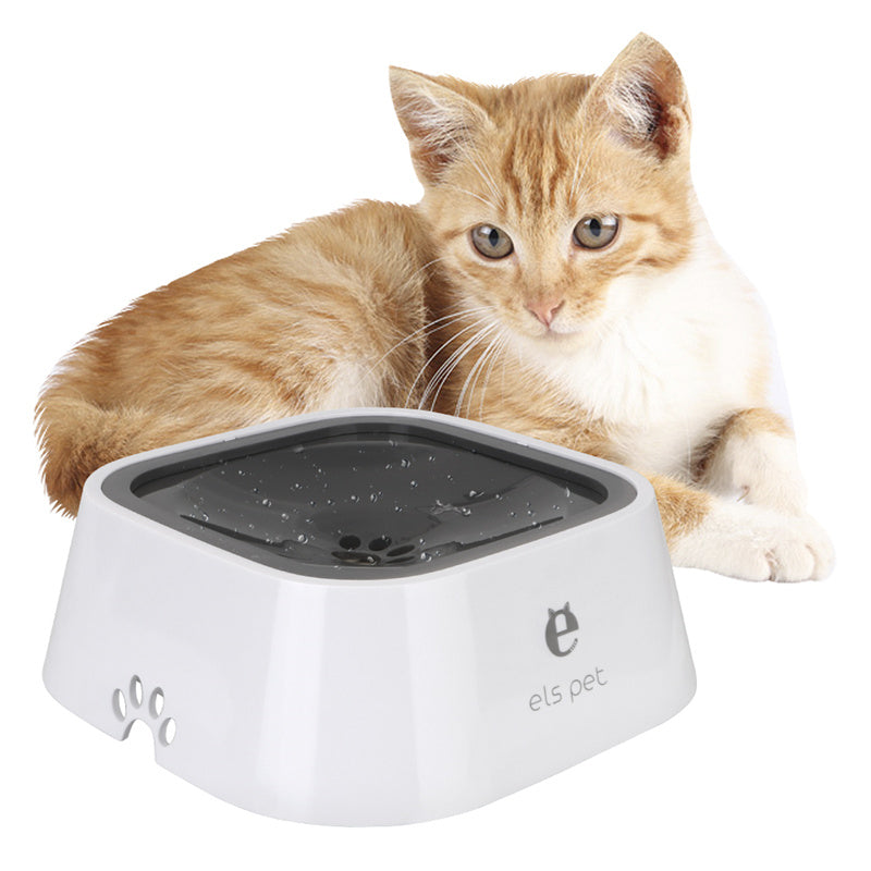 Floating pet water bowls