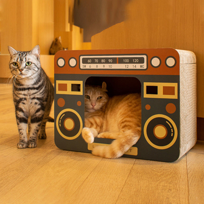 TV-Style Cat Scratching Board — Paper Cat Scratcher