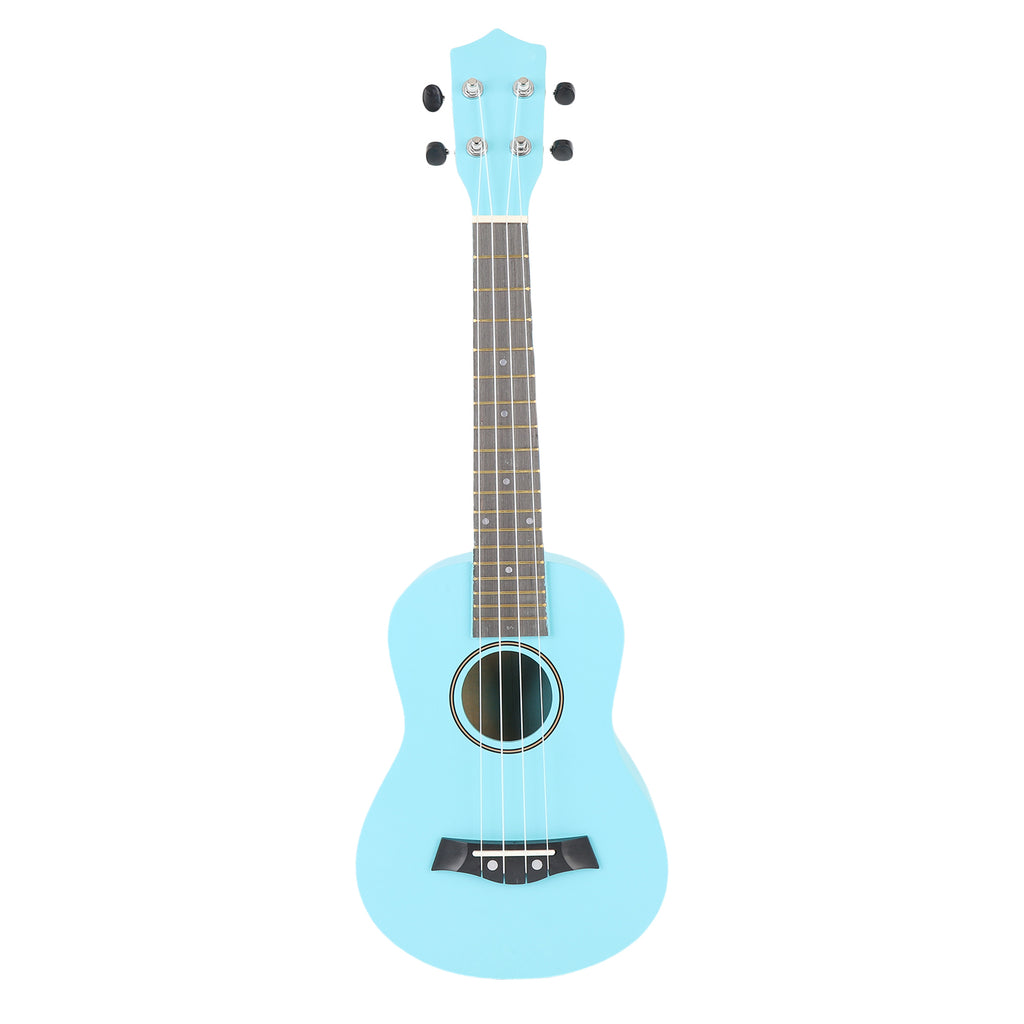 Light-blue 24-inch four-string basswood ukulele from the starter set