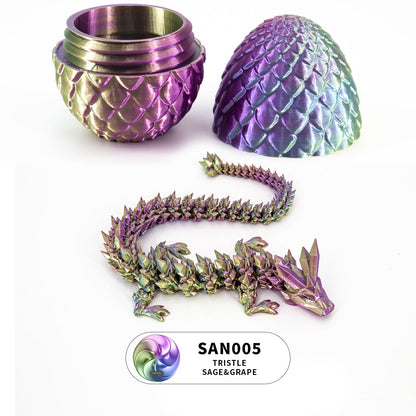 3D Printed Crystal Dragon Egg Set - PRINTPANDA GROUP LLC image 5