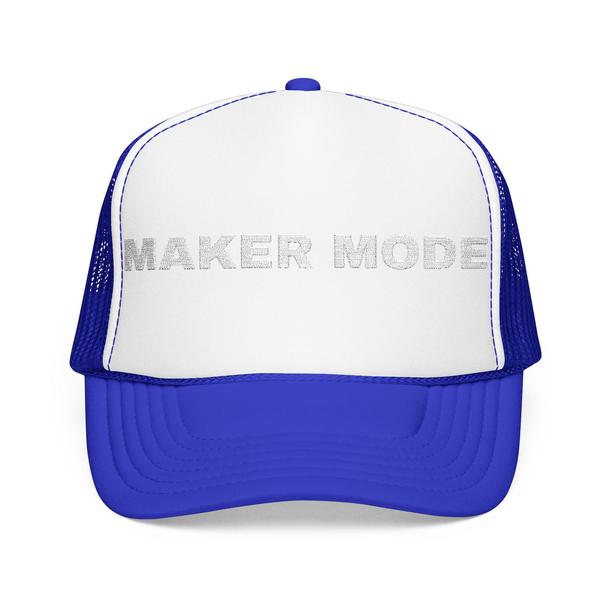 Maker Mode Embroidered Trucker Hat — product photo