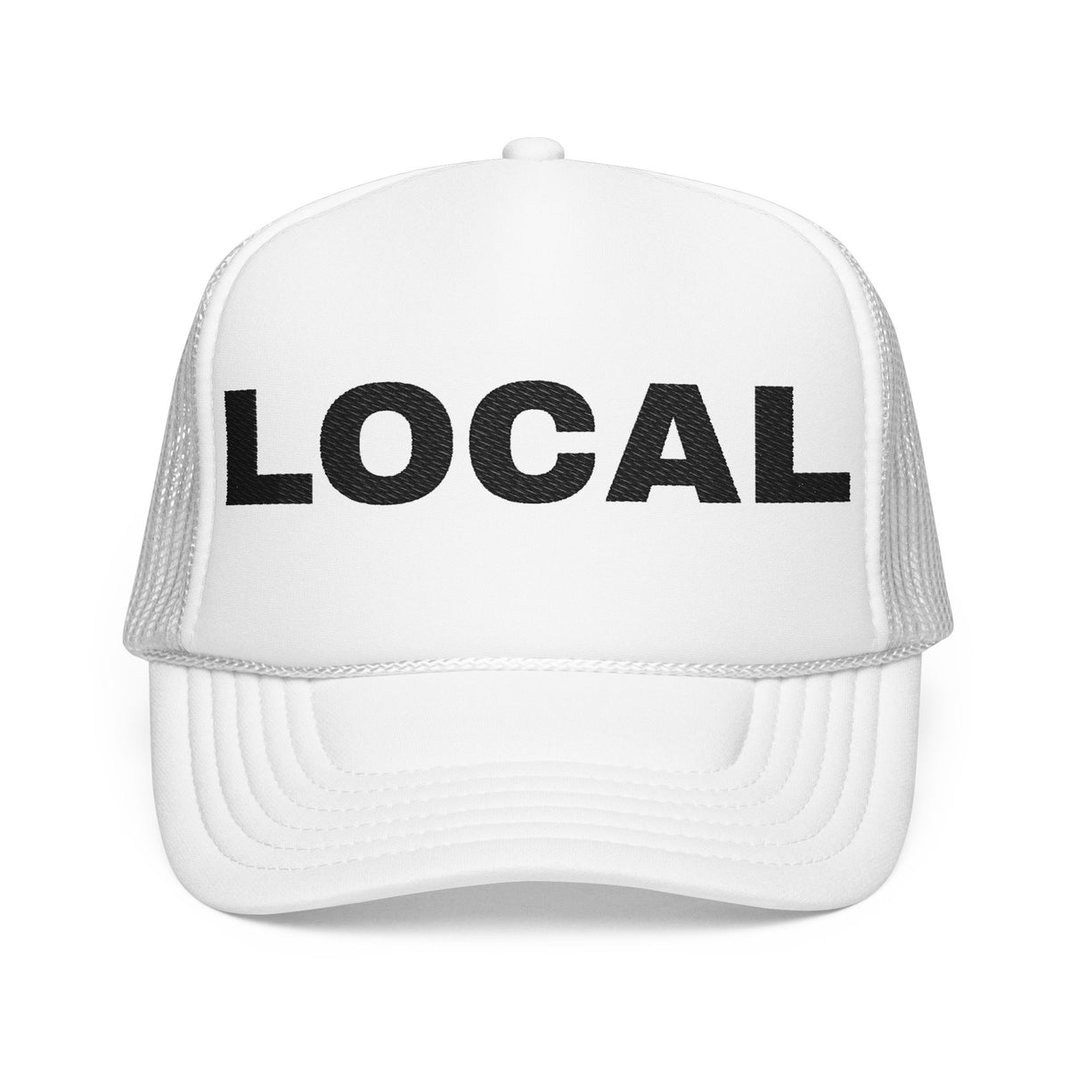 Local Embroidered Trucker Hat – Light — product photo