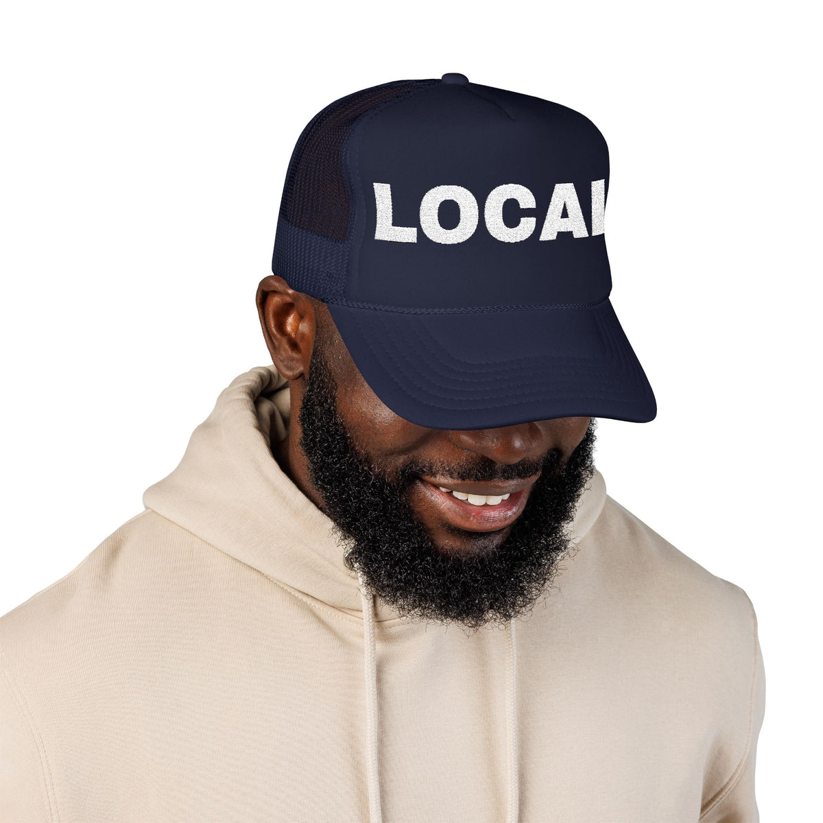 Local Embroidered Trucker Hat — product photo