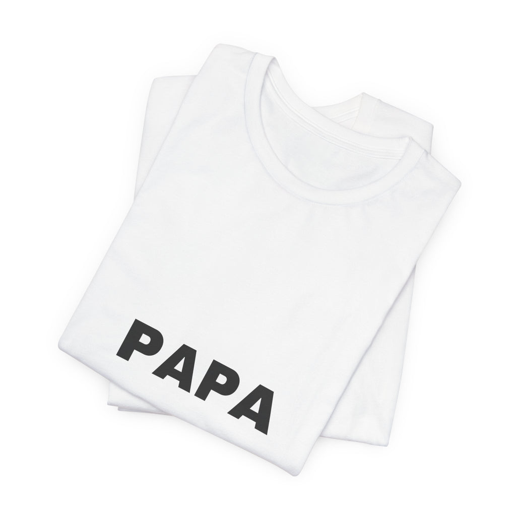 PRINTPANDA Papa Claus T-Shirt - White, S-2XL, Printed to Order