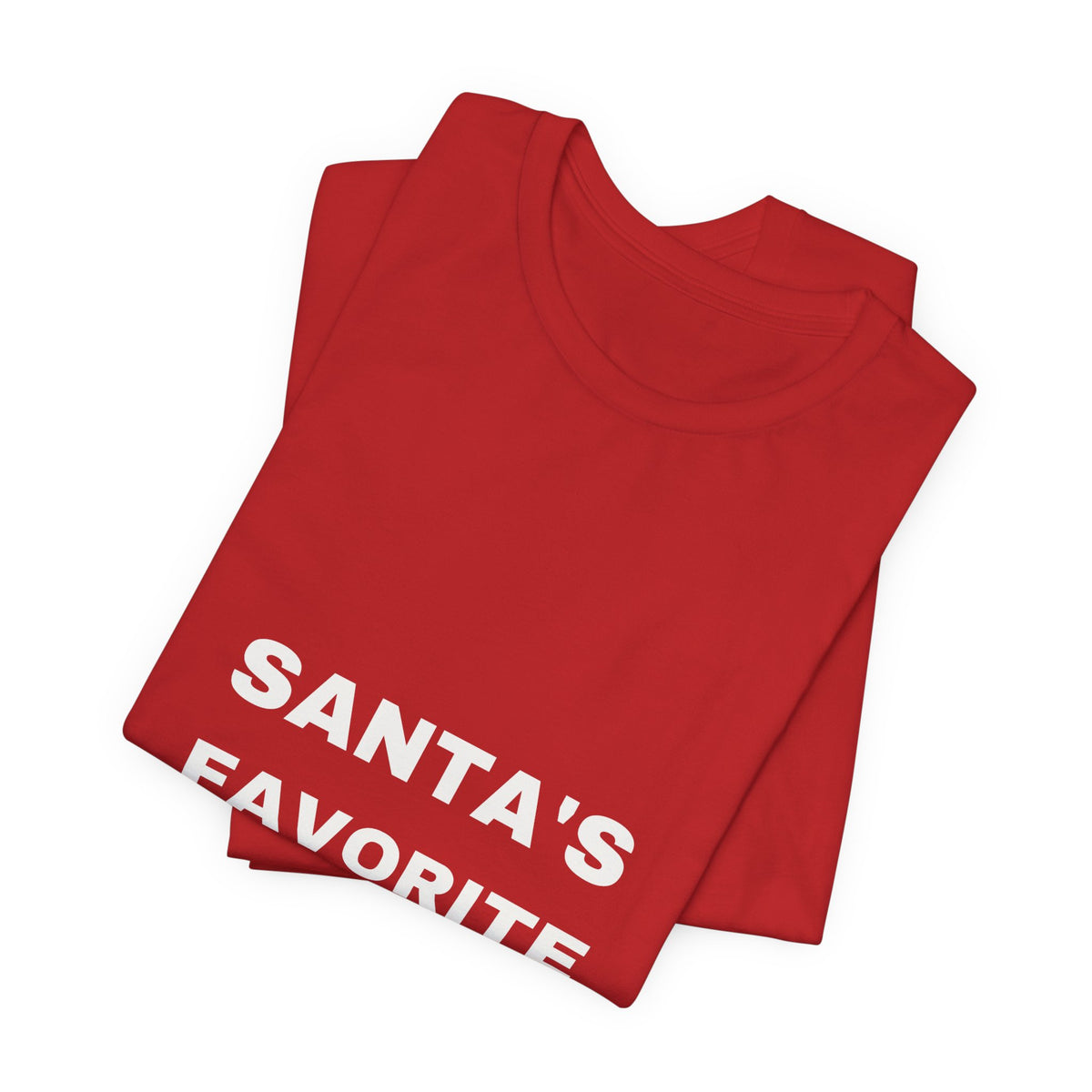 Santa's Favorite Nurse Christmas T-shirt, dark-color product image 7