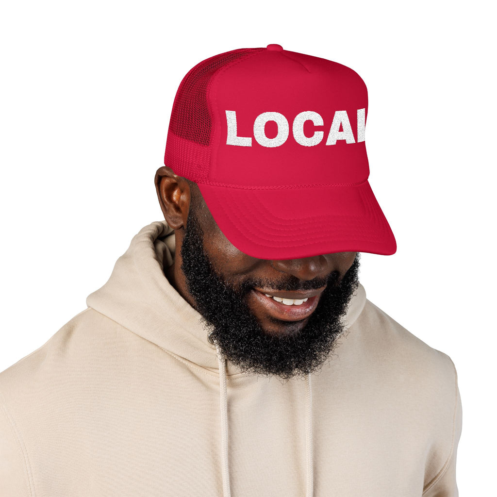 Local Embroidered Trucker Hat — product photo