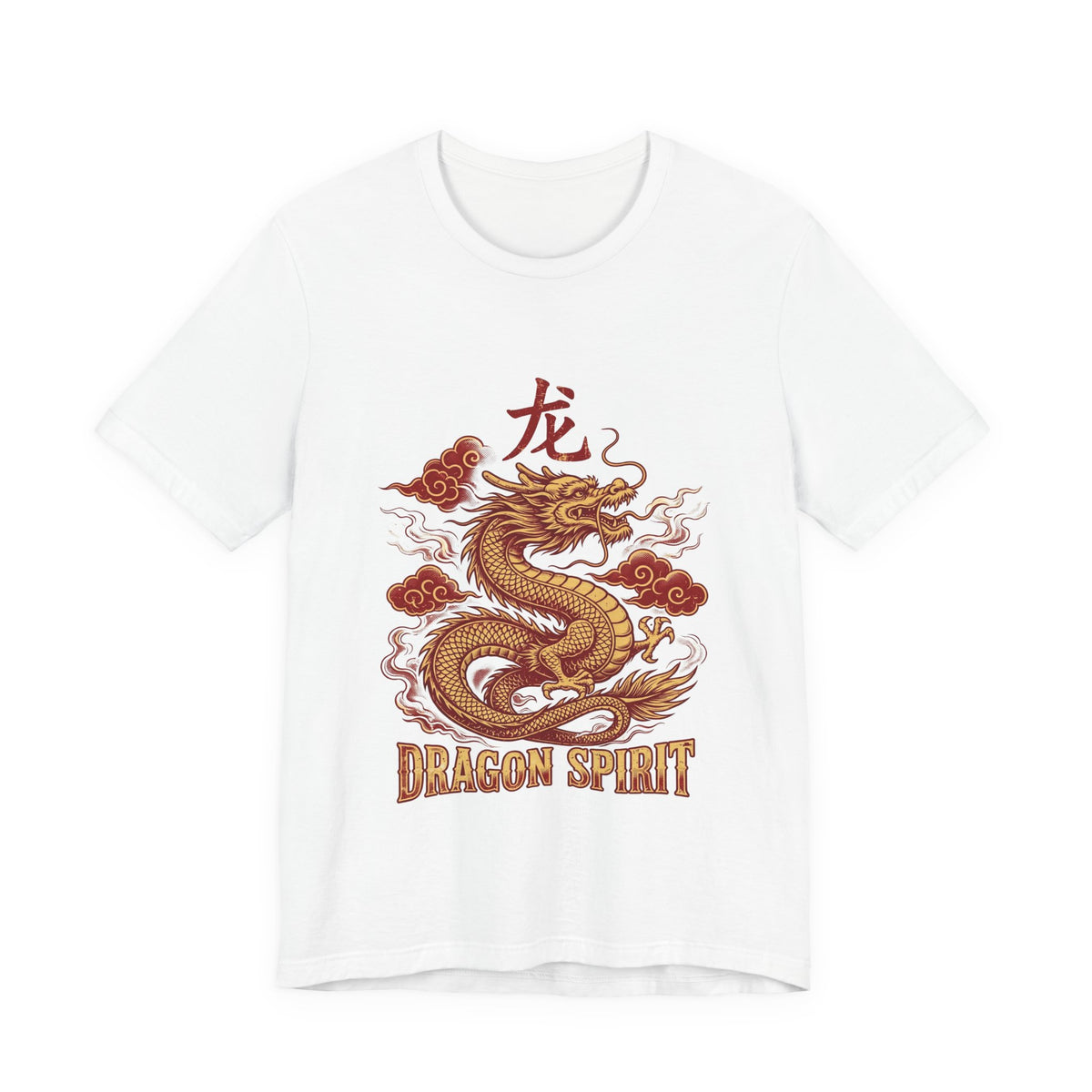 PRINTPANDA Dragon Spirit T-Shirt - Black, Navy or White, S-2XL, Printed to Order