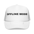 Offline Mode Embroidered Trucker Hat – Light — product photo