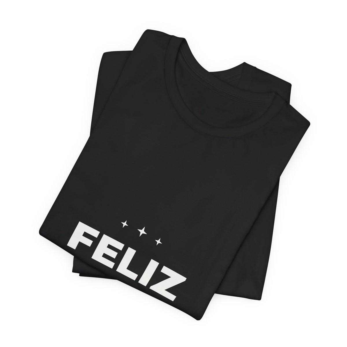 PRINTPANDA Feliz Navidad T-Shirt - Spanish Christmas Design, Black or Red, S-2XL