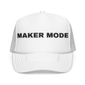 Maker Mode Embroidered Trucker Hat – Light — product photo