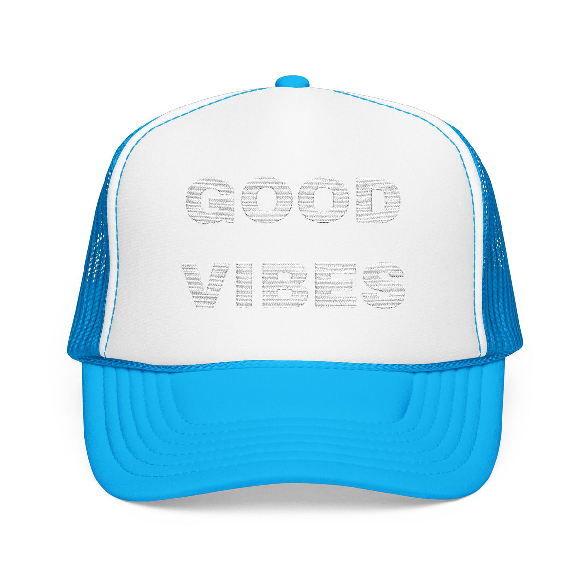 Good Vibes Embroidered Trucker Hat – Dark — product photo