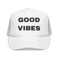 Good Vibes Embroidered Trucker Hat – Light — product photo