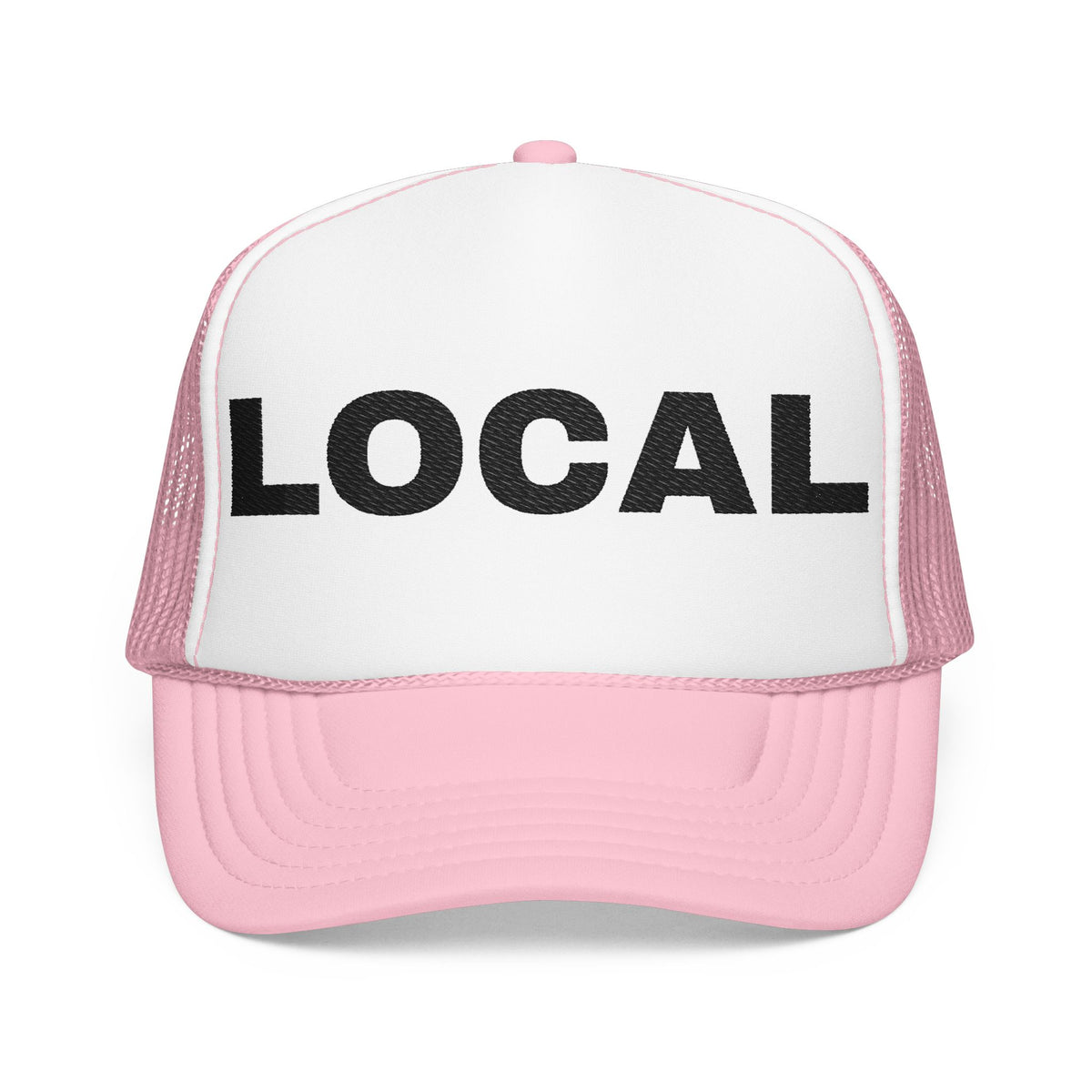 Local Embroidered Trucker Hat – Light — product photo