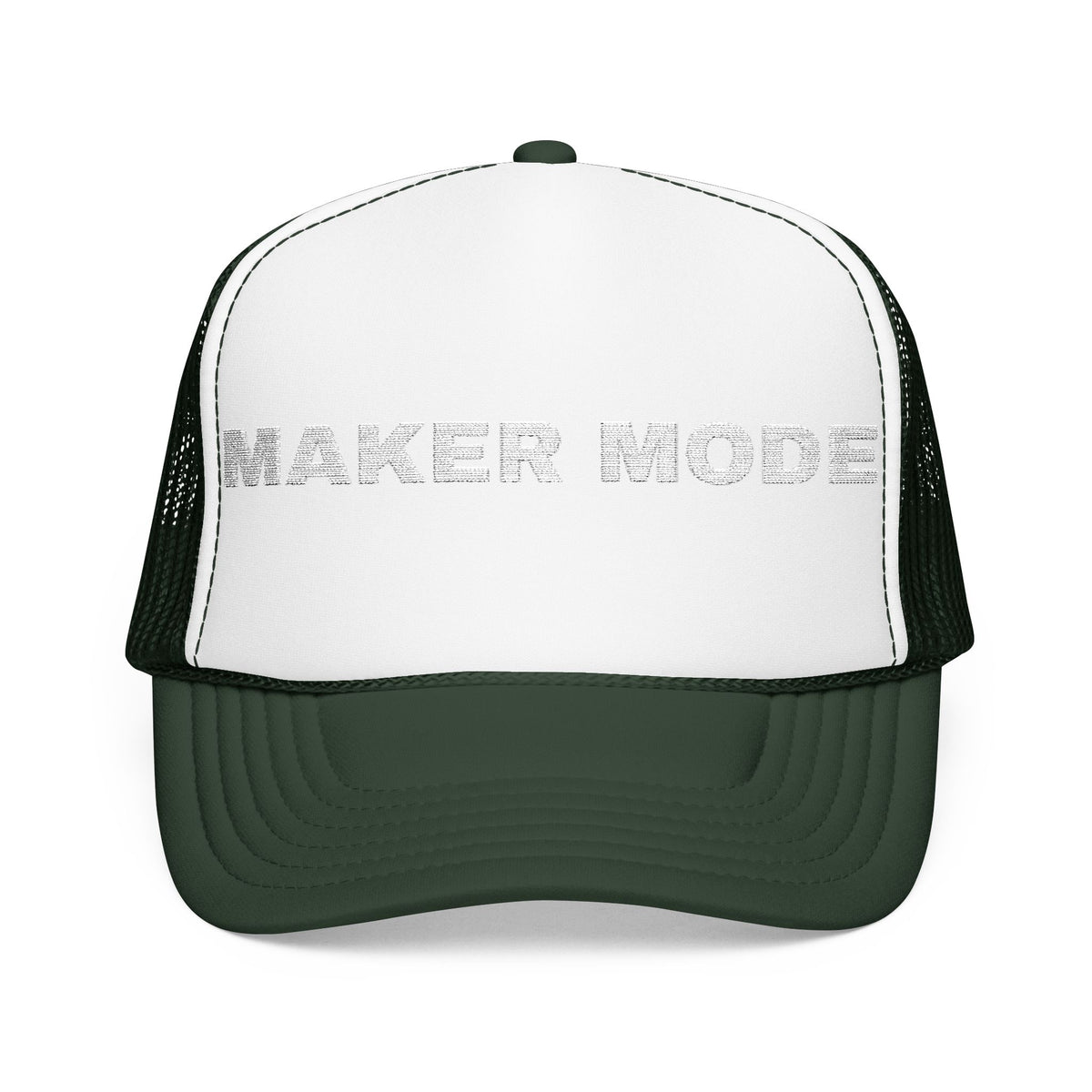 Maker Mode Embroidered Trucker Hat — product photo