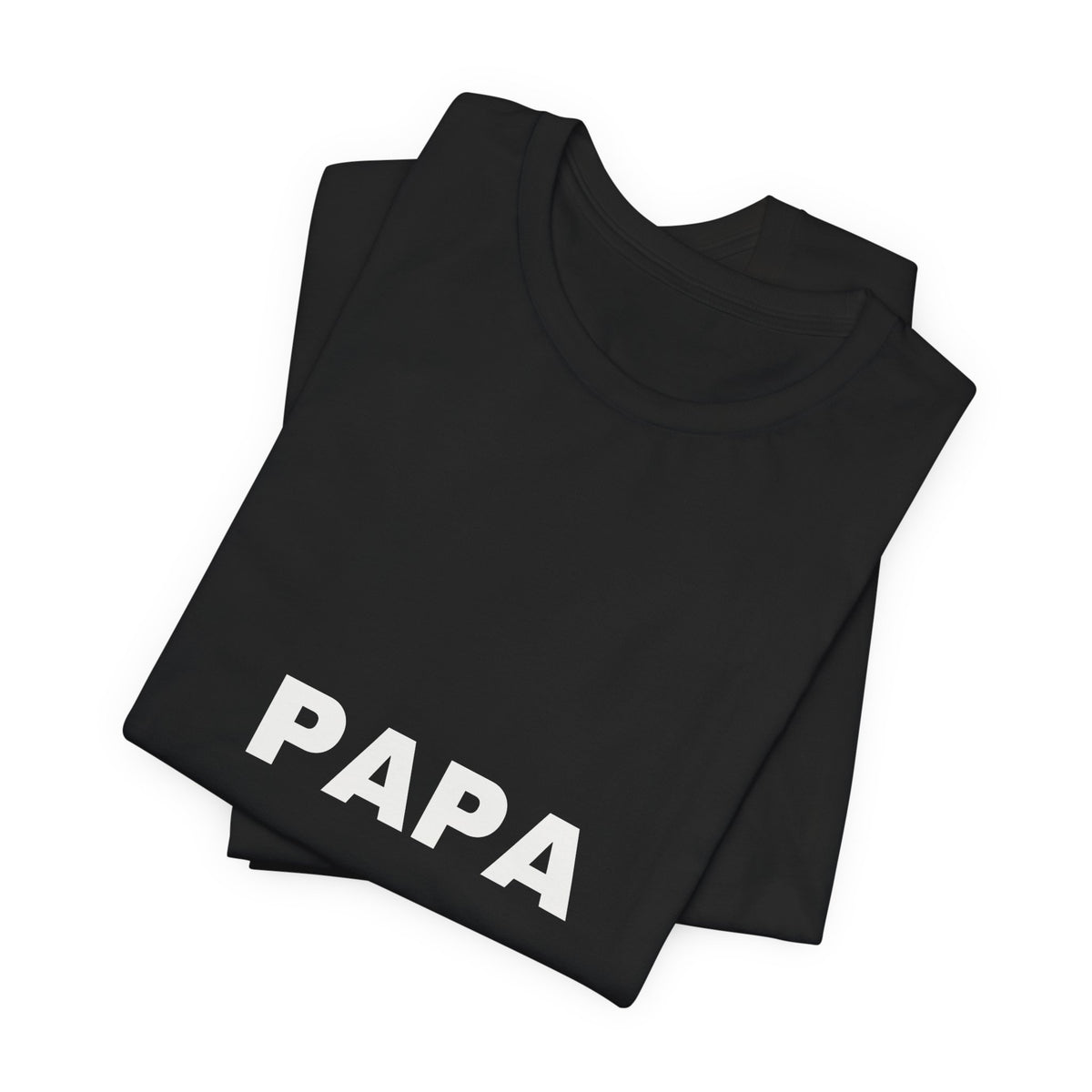 PRINTPANDA Papa Claus T-Shirt - Black or Red, S-2XL, Printed to Order