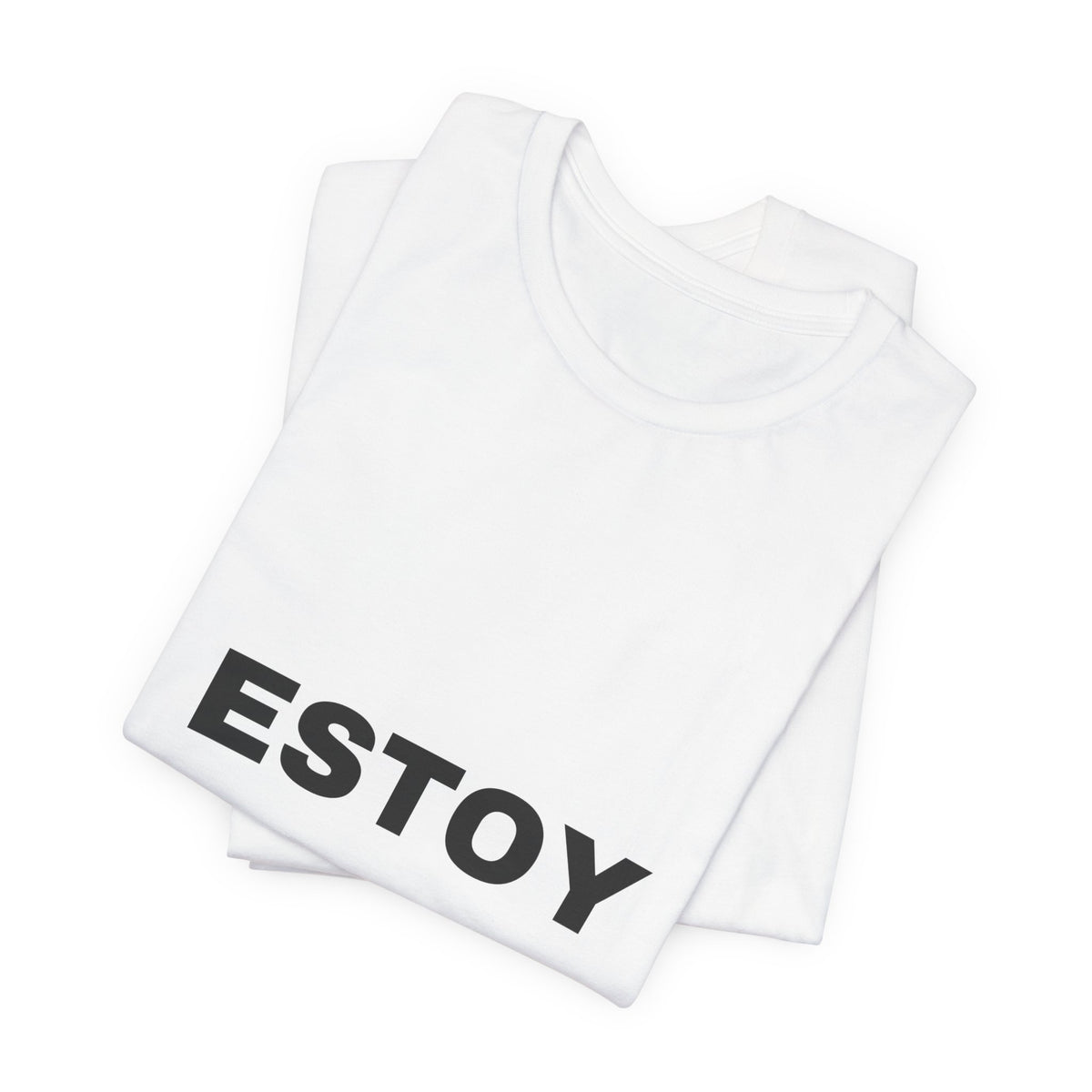PRINTPANDA Estoy Cansado T-Shirt - Spanish Tired Text, Black or White, S-2XL