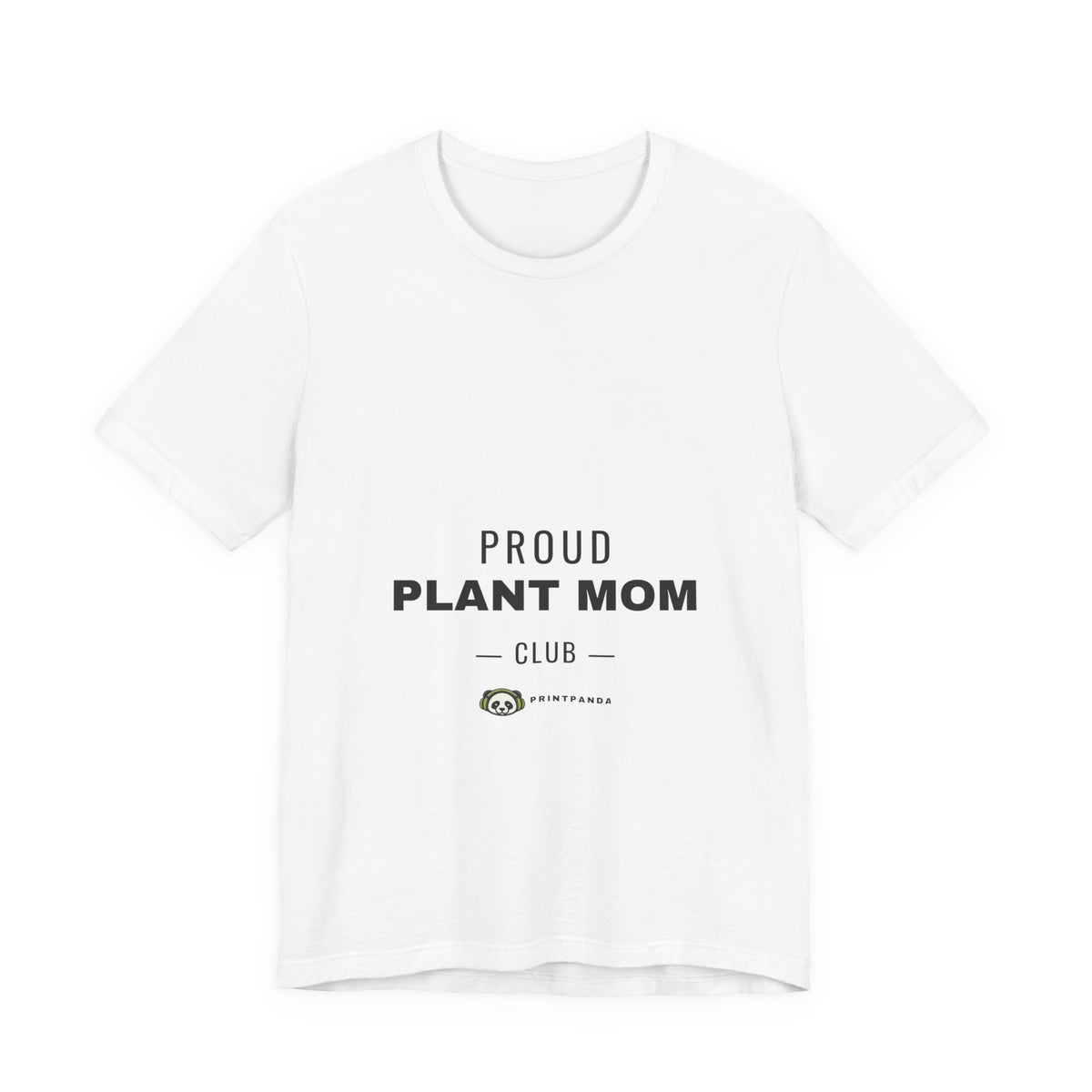 PRINTPANDA Proud Plant Mom Club T-Shirt - Black or White, S-2XL, Printed to Order
