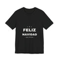 PRINTPANDA Feliz Navidad T-Shirt - Spanish Christmas Design, Black or Red, S-2XL