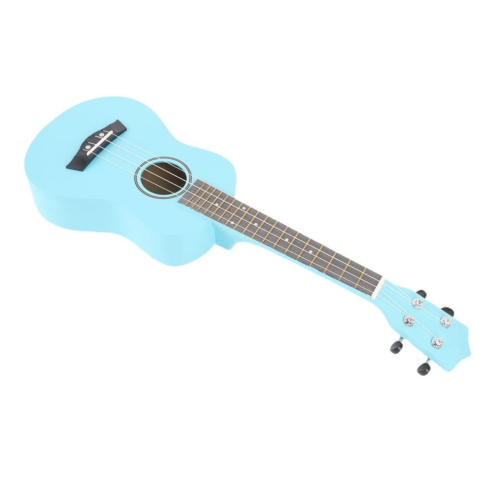 Light-blue 24-inch four-string basswood ukulele from the starter set