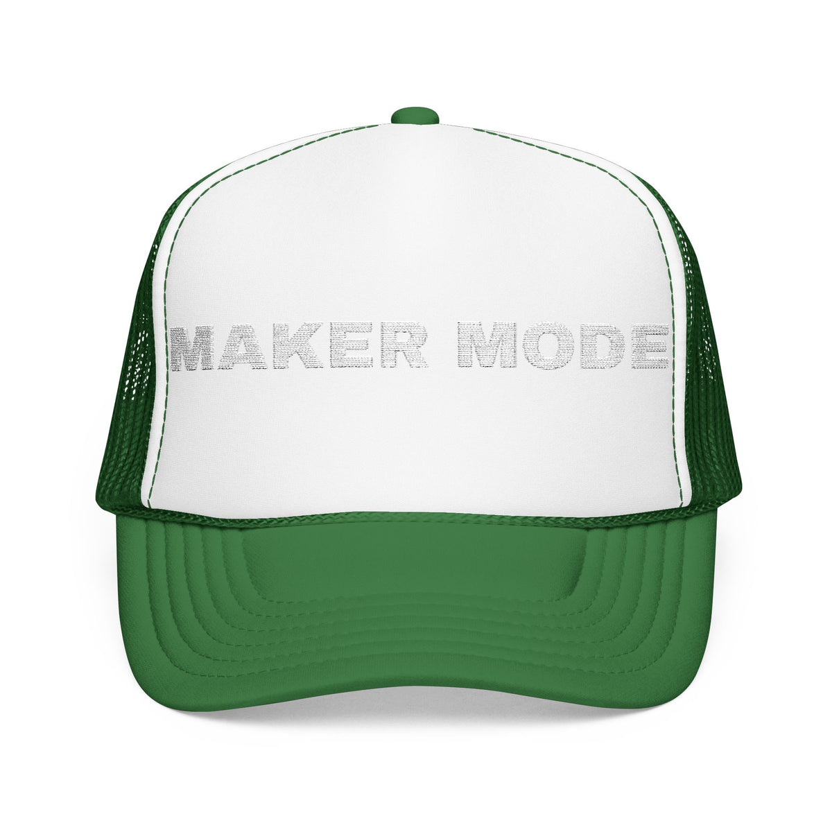 Maker Mode Embroidered Trucker Hat — product photo