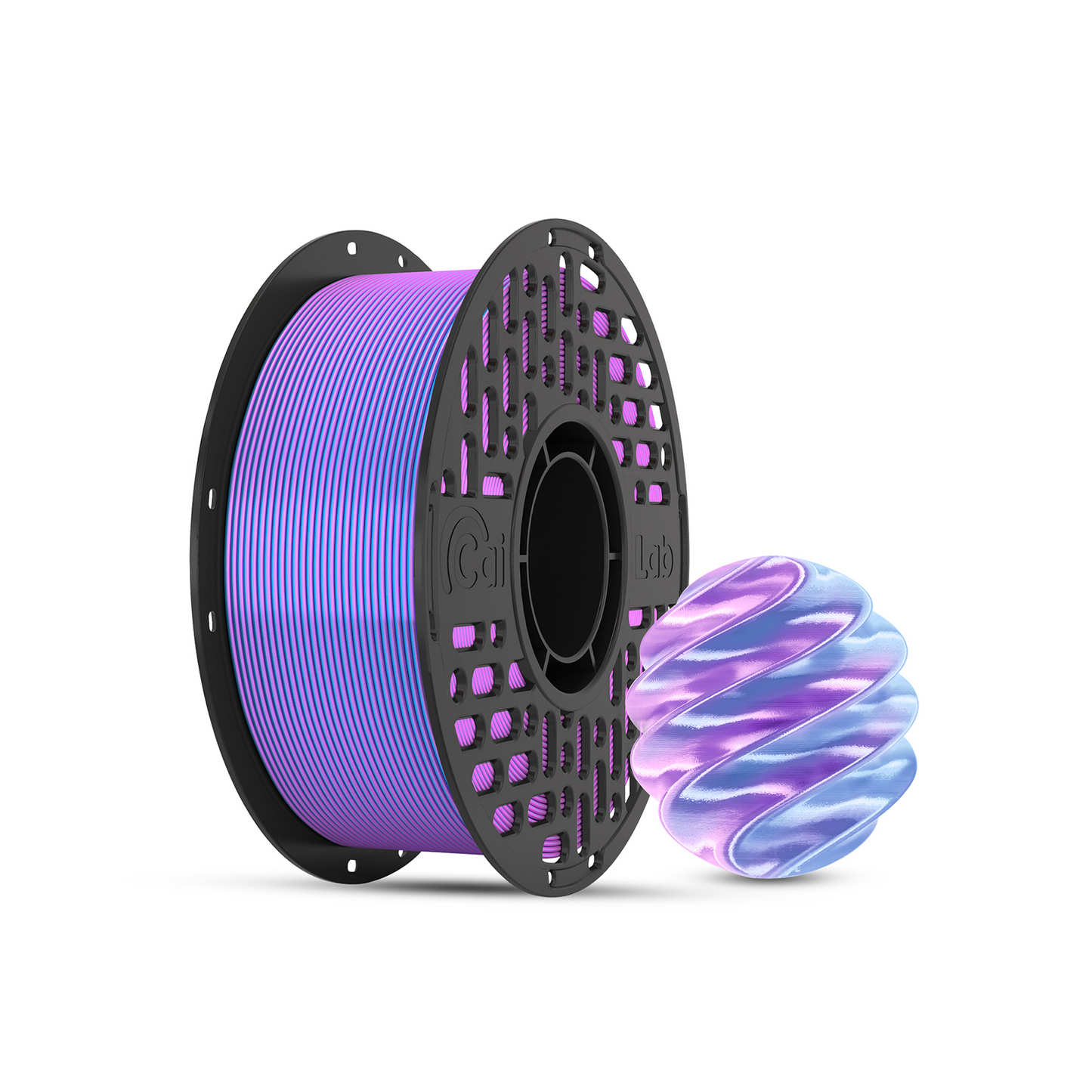Multicolor PLA Silk Filament 1.75mm 1kg Spool - PRINTPANDA GROUP LLC image 1