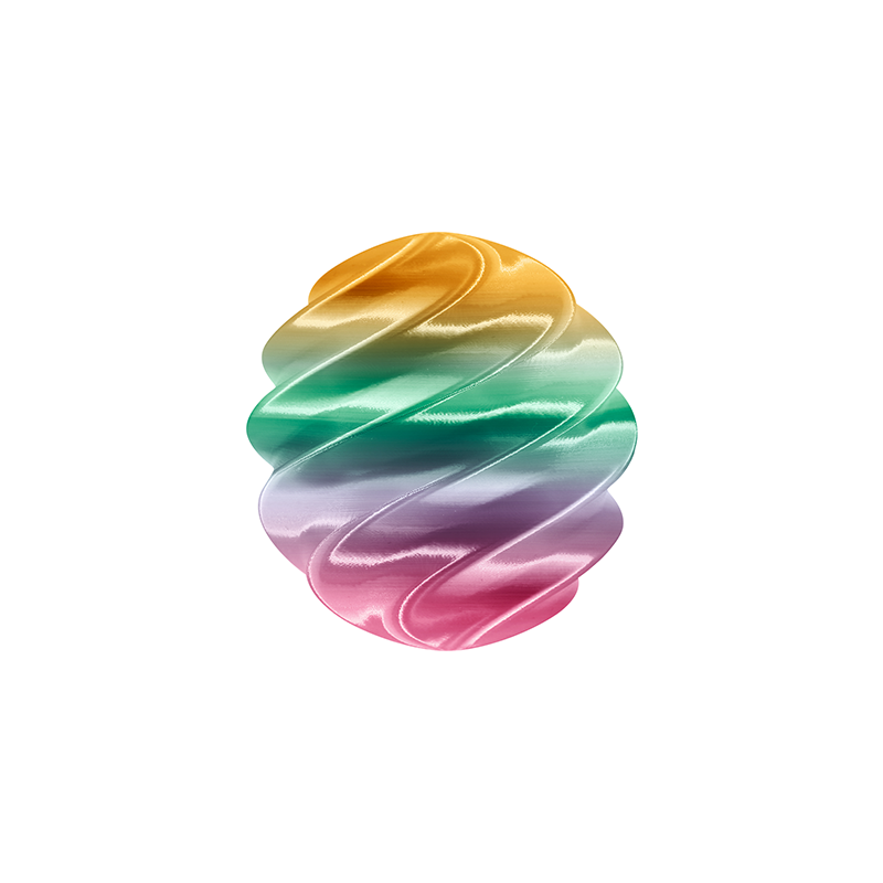 Rainbow Shift PLA Filament - PRINTPANDA GROUP LLC image 3