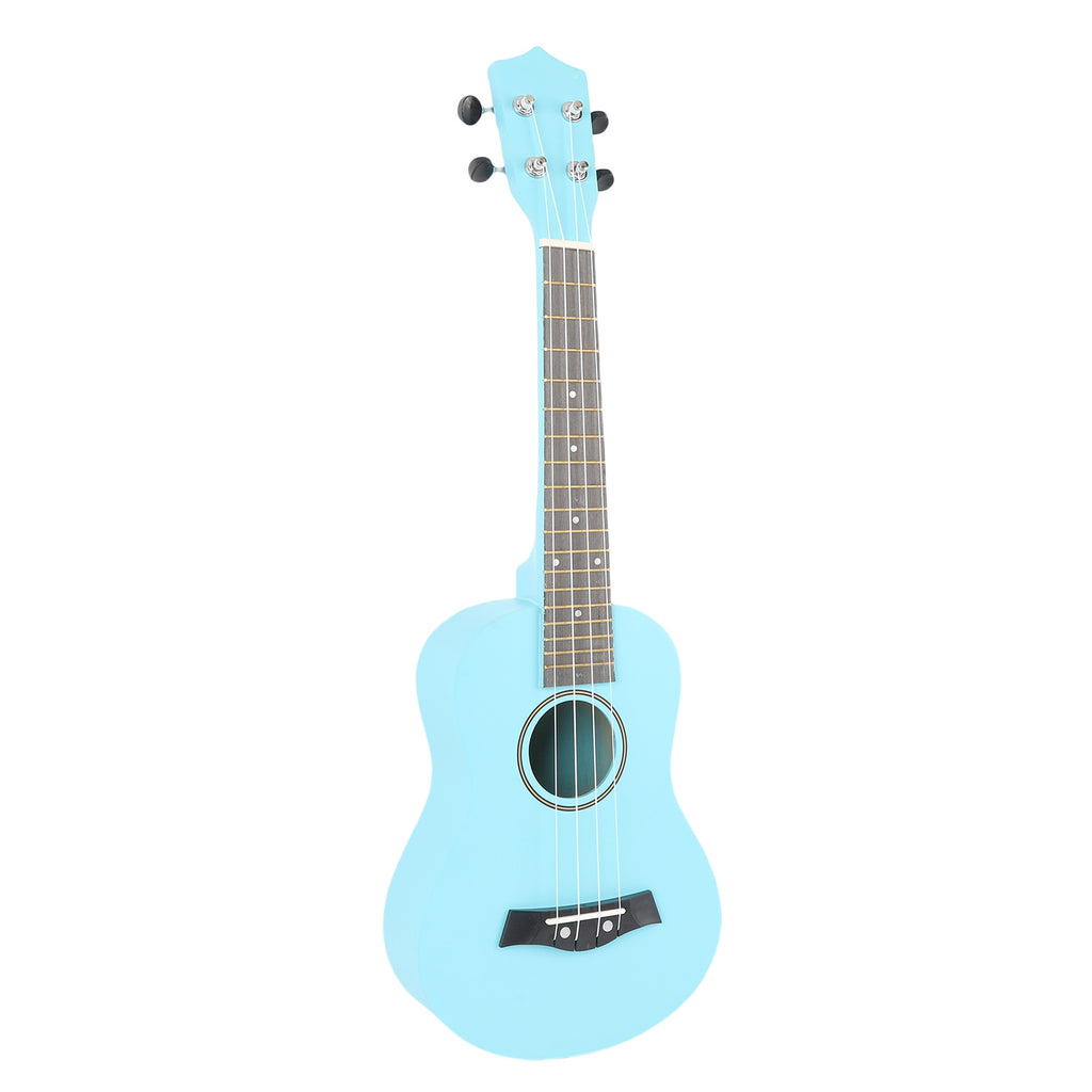 Light-blue 24-inch four-string basswood ukulele from the starter set